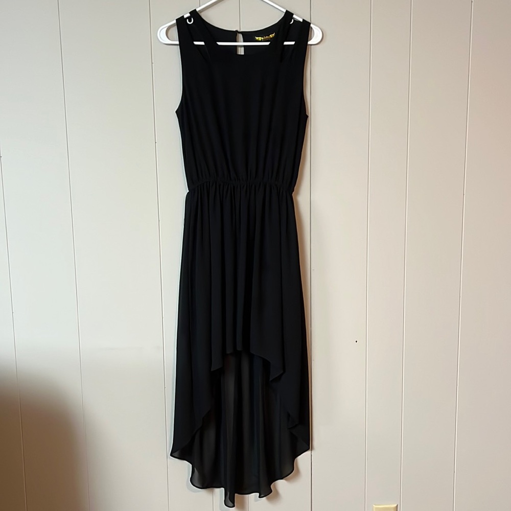 Black High Low Dress, Size Small, Brand Angel Eye London